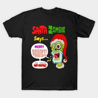 Santa Zombie T-Shirt